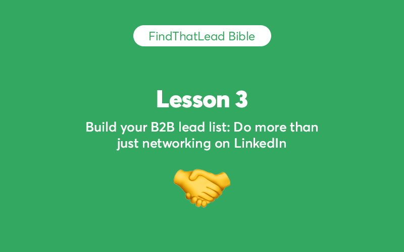 how to build a lead list with linkedin