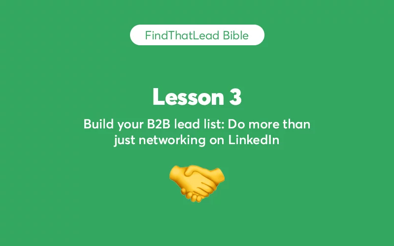 how to build a lead list with linkedin