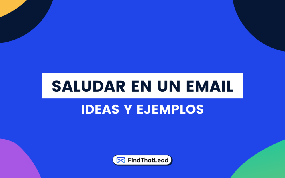 saludar en un email